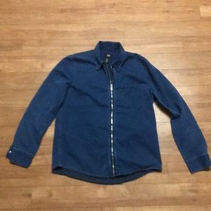 H&M denim jacket with zipper